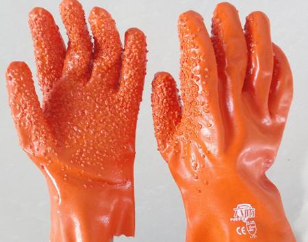 Оранжевые пеллетные перчатки для защиты от холода