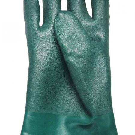 Зеленые перчатки с ПВХ покрытием 18 '' джерси линниг