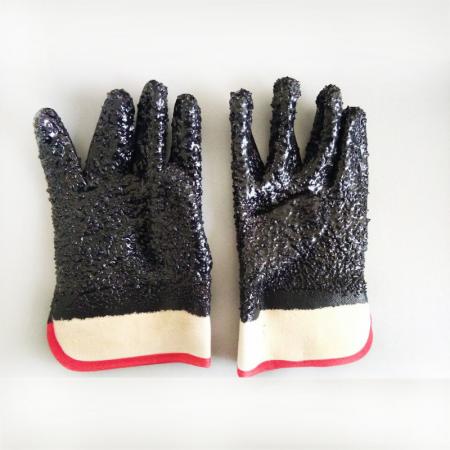  ПВХ гранулы антирежущие перчатки. Защитная манжета