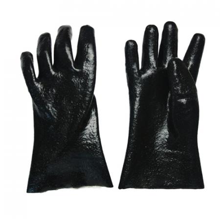 черная перчатка с грубой отделкой