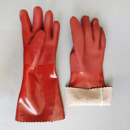 длинные рабочие перчатки из ПВХ