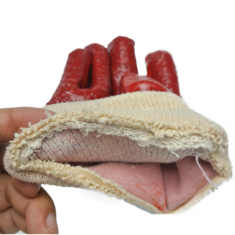PVC Glove K/W Rough Palm 